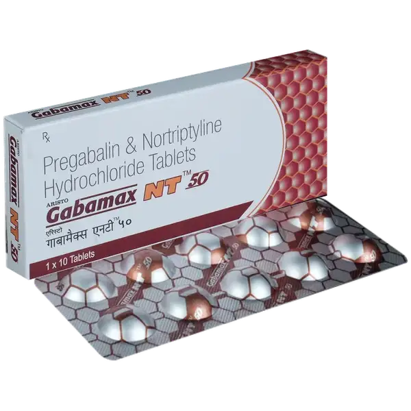 Gabamax NT 50mg/10mg Tablet